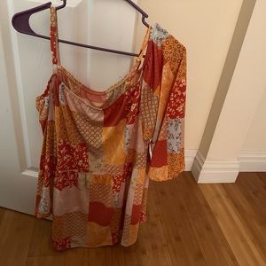 Cato off the shoulder, quarter sleeve top